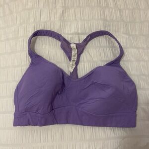 Lululemon Speed Up Racerback Bra in Lilac Purple
